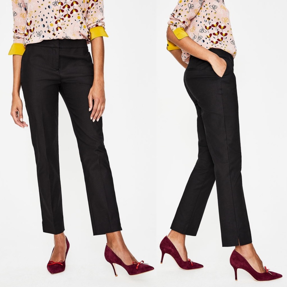 Boden Richmond Holiday Velvet Pants | Black | Size 12R | EUC